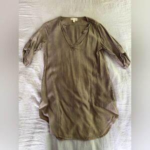 Cloth & Stone Olive Green Dress
